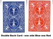Gaff Card Double Back Red/Blue