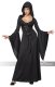 Deluxe Hooded Robe Black | Large
