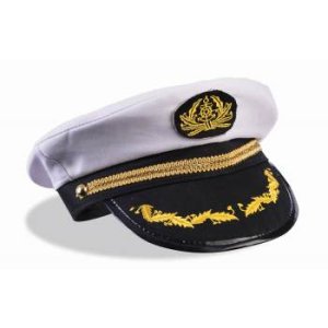 White Captain Hat