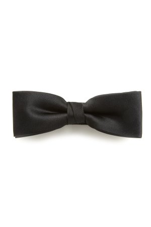 Black Narrow Bow Tie