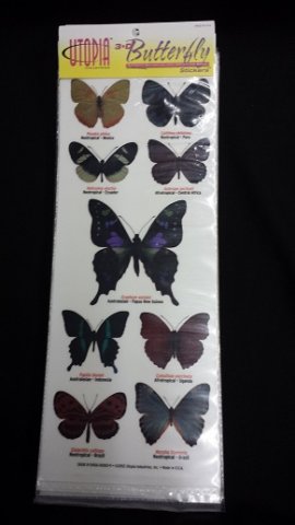 Utopia 3D Butterfly Stickers | Holartic