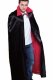Black/Red Reversible Satiny Cape | 56 inch