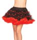 Layered Tulle PetticoatStriped Red/Black
