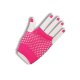 Fingerless Fishnet Gloves | Neon Pink