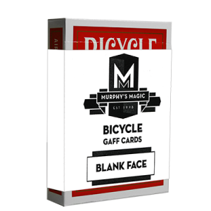 Blank Face Bicycle Cards | Red