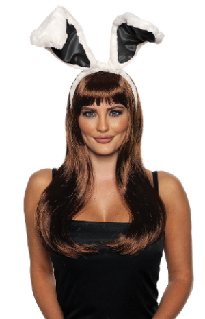Bunny Ears and Tail Set | Black and White