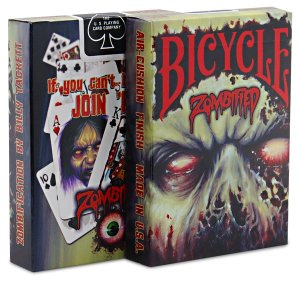 Zombified Playing Cards Bicycle