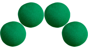 2\" High Density Ultra Soft Sponge Balls (Green) from Magic by Gosh