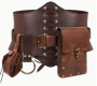 Medieval Belt Pouch Set | Brown