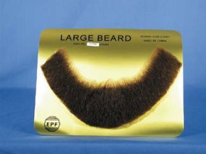 Large Chin Beard Dark Grey