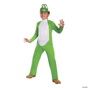 Nintendo Super Mario Brothers Deluxe Yoshi Costume | Medium