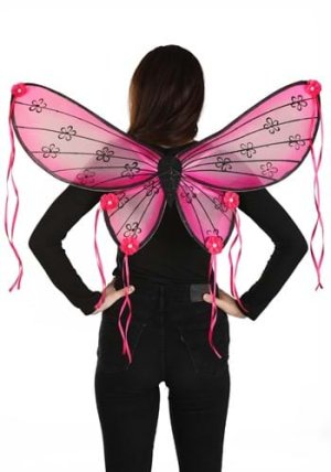 Pink Floral Wings
