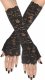 Stretch Lace Gloves | Black