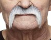 Walrus Moustache | White and Grey