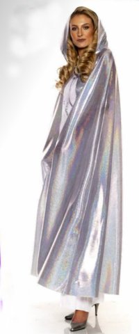 Metallic Cape | Silver