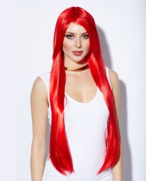 Blush Fate Wig Firecracker Red