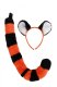 Disney's Aladdin Rajah Tiger Tail and Ears