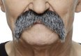 Grey Biker Style Moustache