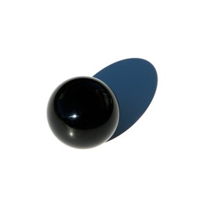 Contact Juggling Ball (Black Acrylic 75mm)