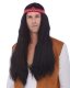 Hippie Wig with Detachable Headband | Black