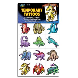 Dinosaurs Temporary Tattoos