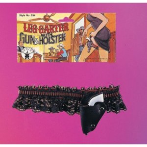 Leg Garter With Gun and Holster