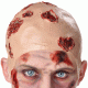 Zombie Bald cap