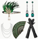 20's Peacock Flapper Set