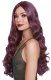 Long, Wavy Wig Plum & Burgundy