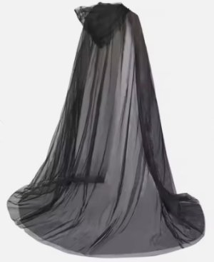 Translucent Mesh Cape