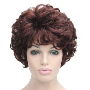 Short Curly Bob Wig | Auburn