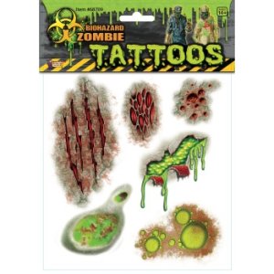 BIOHAZARD ZOMBIE TATOOS