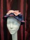 Blue Mop Hat with Bow