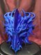 Blue and Purple Gradient Dragon Mask