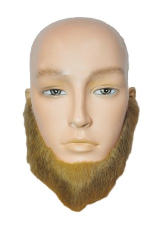 Full Human Hair Beard Ash Blonde