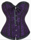 Purple and Black Lace Vampire Corset | Small