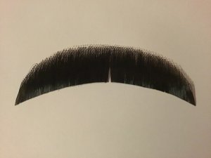 Monsieur Moustache | Black