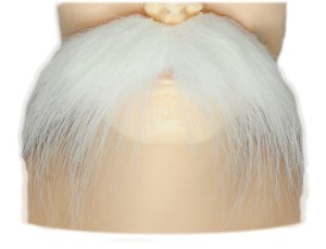 White Mark Twain Moustache