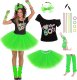 80's Tutu Chick Green | Large
