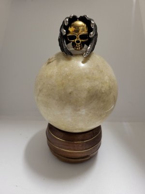 Winged Skull Ring | Size 15