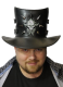 Leatherlike Horror Skull Top Hat