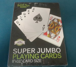 Super Jumbo Playing Cards by Table Top Games