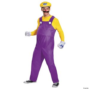 Nintendo Super Mario Brothers Wario | Adult Large/Extra Large