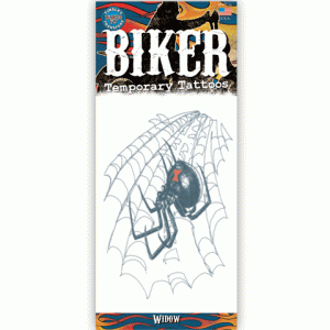 Widow Biker Tattoo