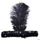 Flapper Headband | Black