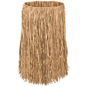 Long Straw Hula Skirt