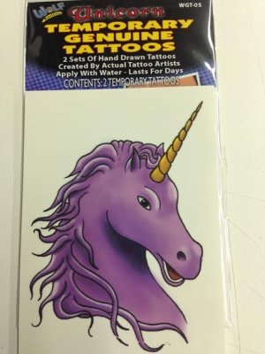 Unicorn Temporary Tattoos