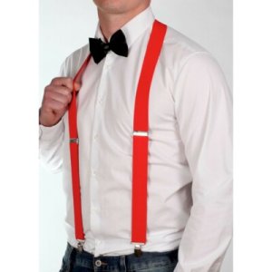 Deluxe Suspenders | Red