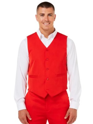 Red Poker Dealer Vest | Large/X-Large