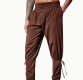 Brown Tapered Trousers | Medium